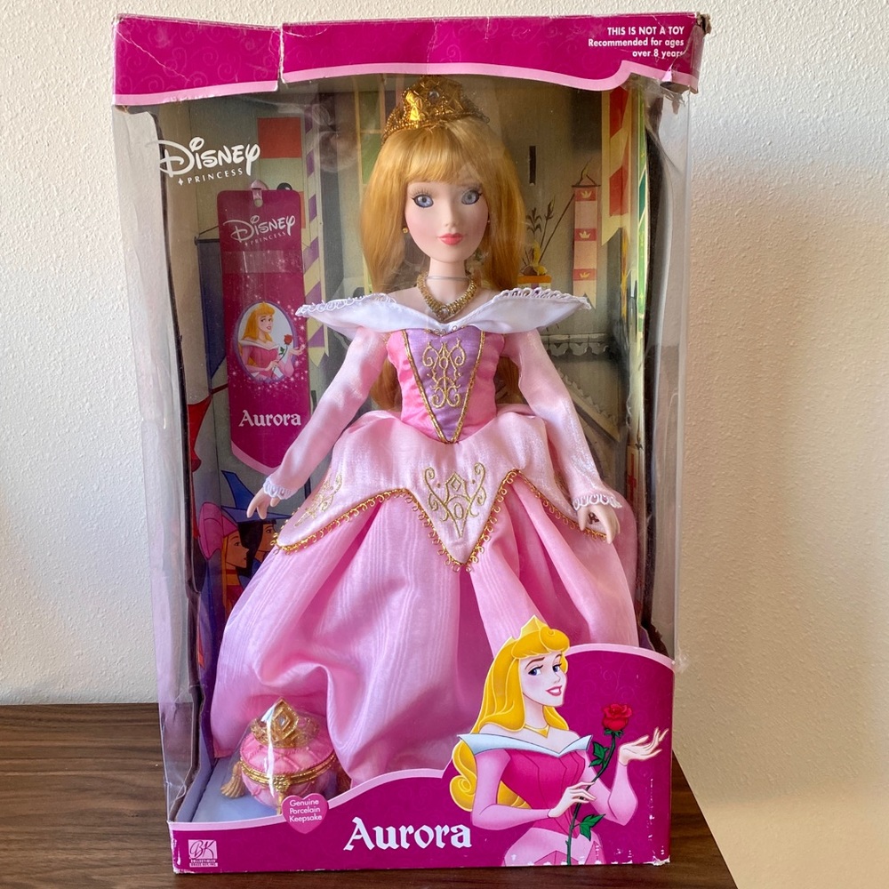 Disney Aurora Sleeping Beauty Porcelain Doll